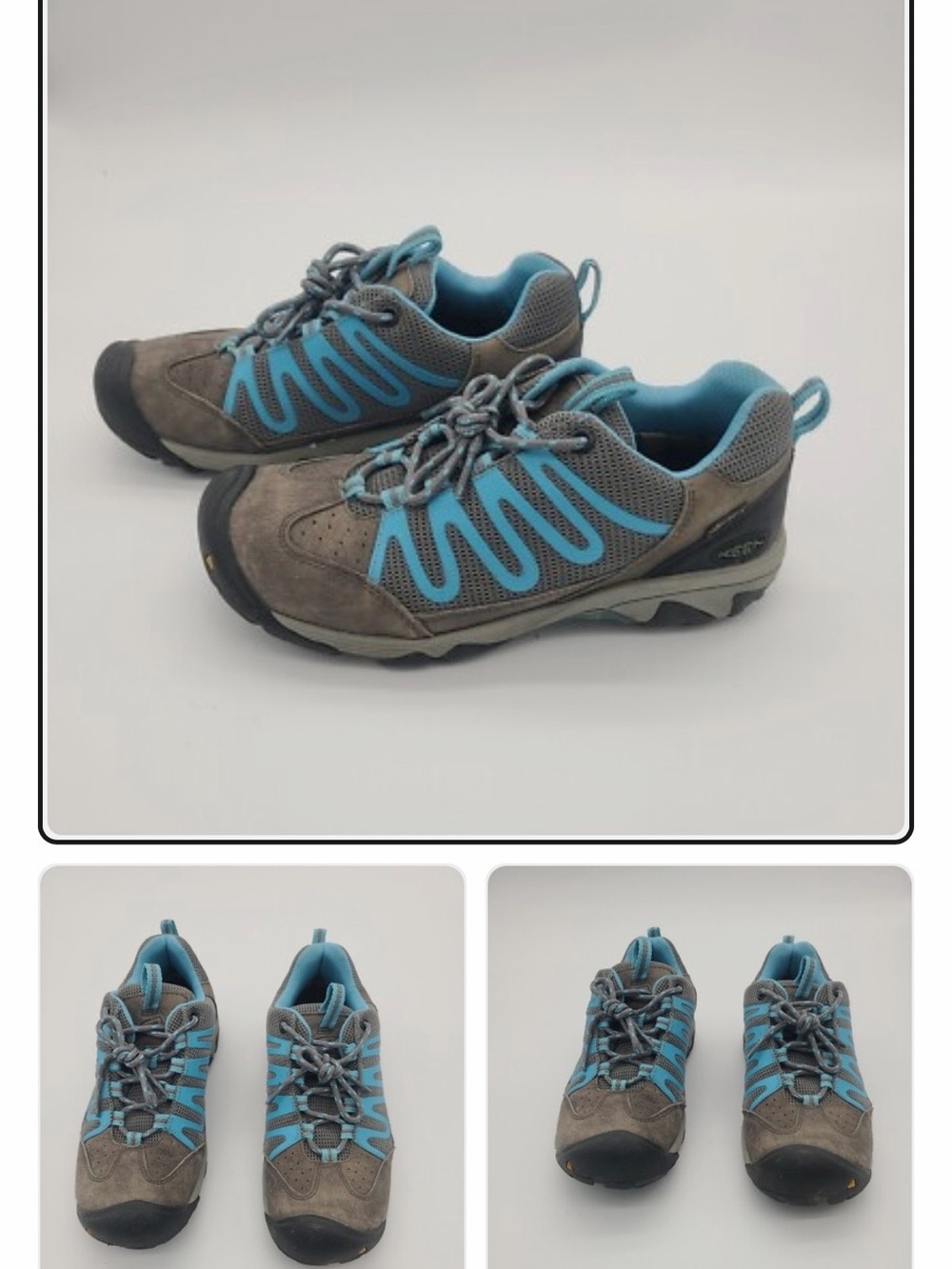 Keen Gray and Turquoise Active Trail Shoes women’s 7